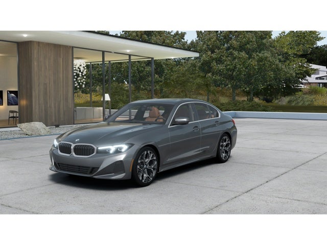 2026 BMW 3 Series 330i xDrive in Gray Metallic — front three-quarter view