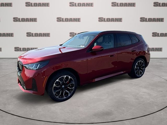 2026 BMW X3 30 xDrive in Red Metallic — front three-quarter view