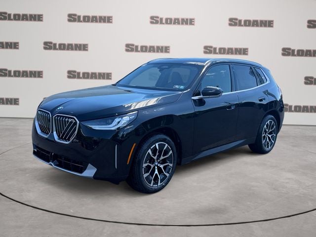 2026 BMW X3 30 xDrive in Black Sapphire Metallic — front three-quarter view
