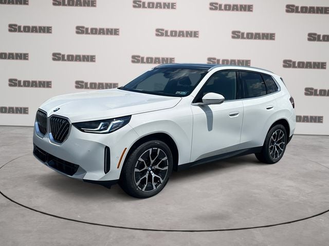 2026 BMW X3 30 xDrive in Alpine White — front three-quarter view