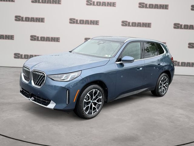 2026 BMW X3 30 xDrive in Blue — front three-quarter view