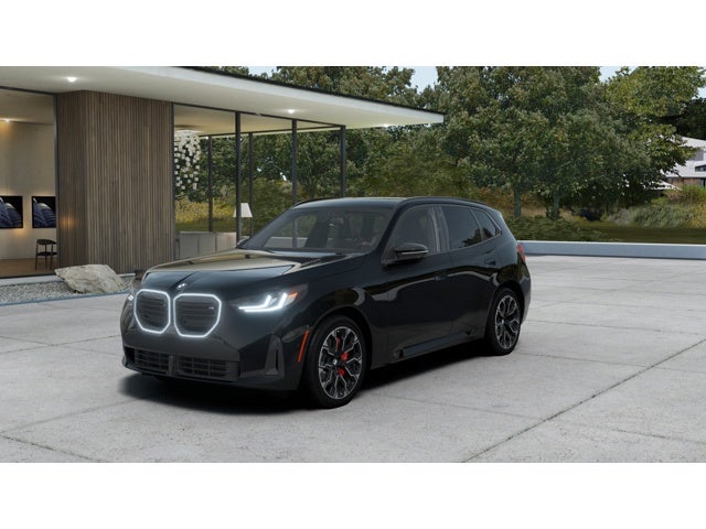 2026 BMW X3 M50 xDrive in Black Sapphire Metallic — front three-quarter view