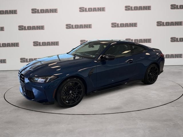 2027 BMW M4 Competition in Special Order Color — front three-quarter view