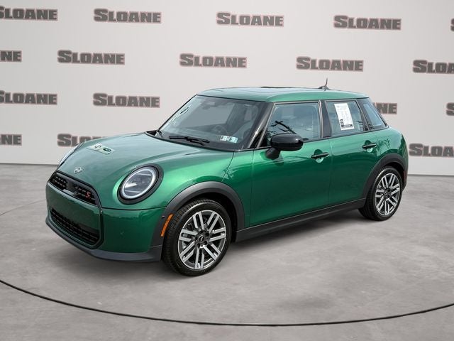 2026 MINI Cooper S Base in British Racing Green — front three-quarter view